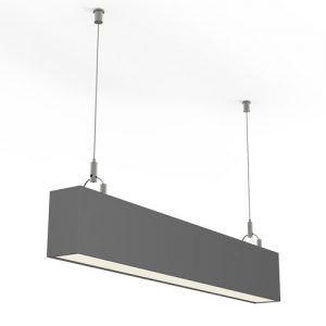Alternative view of Suspended LED Linear Light Pendant fixture