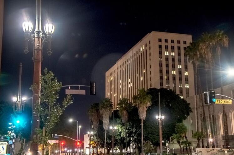 Pedestrian Light project in los angeles