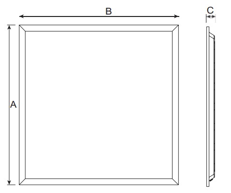 Backlit LED Panel Lights CCT UGR DALI Triac 0-10V Dim- Haichang Optotech