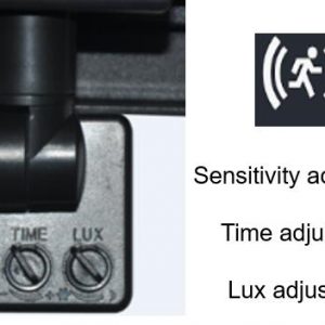 GEN3 Waterproof Outdoor LED Flood Light PIR sensor lux adjustable