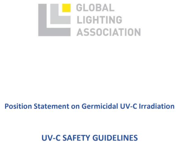 Global Lighting Association (GLA) publishes guidelines for the safe use of UVC disinfection equipment