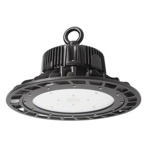 150W UFO LED High Bay light UA9 Series 190Lm W Philips LEDs and Meanwell drivers IK10 IP65 for Warehouses and Supermarkets Haichang Optotech