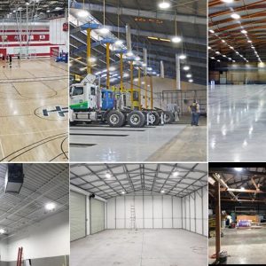 ufo led high bay light application projects workshops warehouses gyms parking garages logistics centers shopping malls 1-1