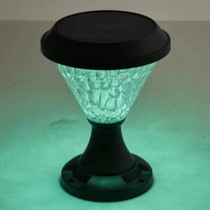 Solar LED Pillar light round 1