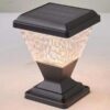 Solar LED Pillar lights square