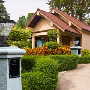 Solar LED Pillar light square series site