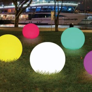 Outdoor Globe Light LED Ball Glowing Light Sphere Lamp Waterproof garden light