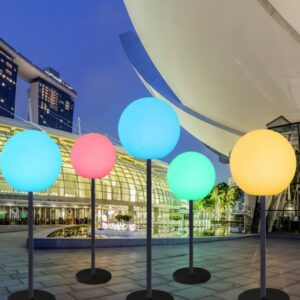 Outdoor Globe Light LED Ball Glowing Light Waterproof garden light Orb Sphere Lamp party lamp