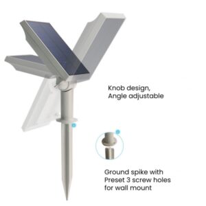 Solar Meteor lights LED Shower lights 2