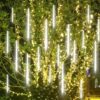 Solar Meteor lights LED Shower lights tree decoration 2