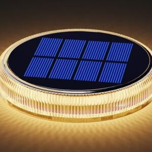 Solar LED Deck Lights round light