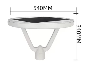 Solar LED Garden Yard light SGL-540 size