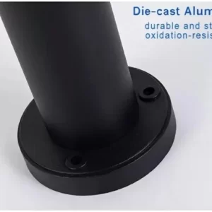 Solar LED Lawn lamps round die-cast aluminum