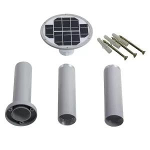 Solar LED Lawn lamps round light pole and spare parts