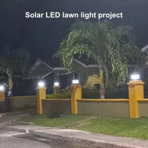 Solar LED Lawn light project