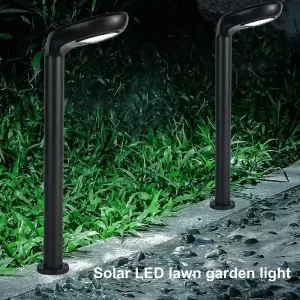 solar LED lawn lights garden project