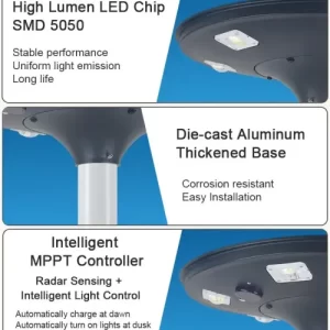solar led garden light materials 12