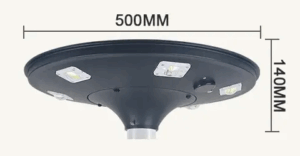 solar led garden light size 500mm