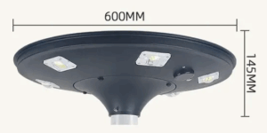 solar led garden light size 600mm