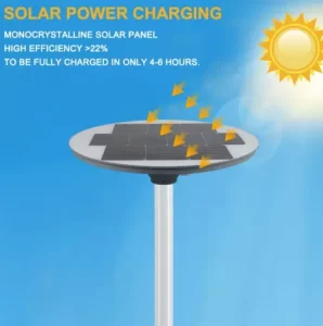 solar led garden light solar power charging 1