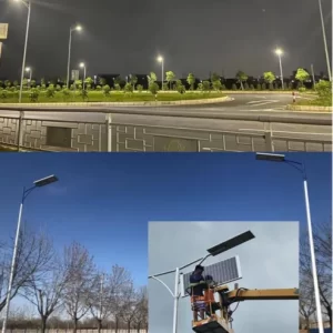 solar led street light project a6