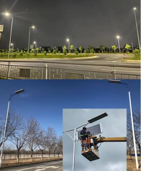 solar led street light project a6