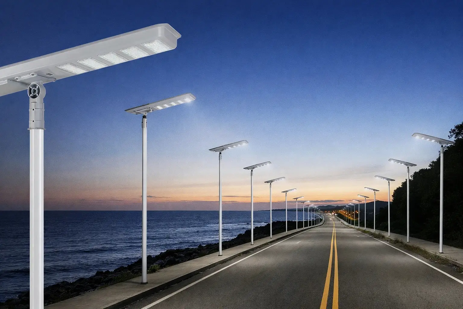 Solar LED Street Light Banner